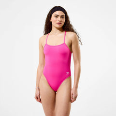 Women's Team EnduranceX V-Back 2.0 One Piece Pink