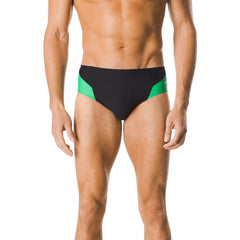 Men's Spark Splice Brief Green