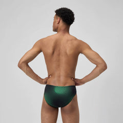 Men's Flow Brief Black/Green