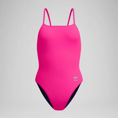 Women's Club Training Web Back Swimsuit Pink
