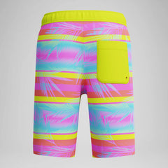 Kid's Print Boardshort Blue/Pink