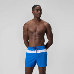 Men's Jetstream Retro Volley Swim Shorts Blue/White