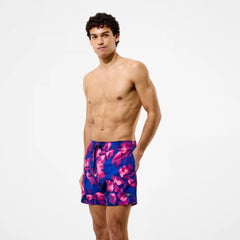 Men's Redondo Edge Printed Swim Shorts Blue/Pink