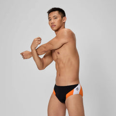 Men's Edge Splice Brief Orange