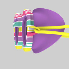 Kids Sunny G Pop Sea Shells Print Purple/Yellow