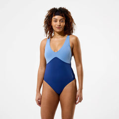 Women's Sculpture Butterfly Back Cheeky One Piece Blue